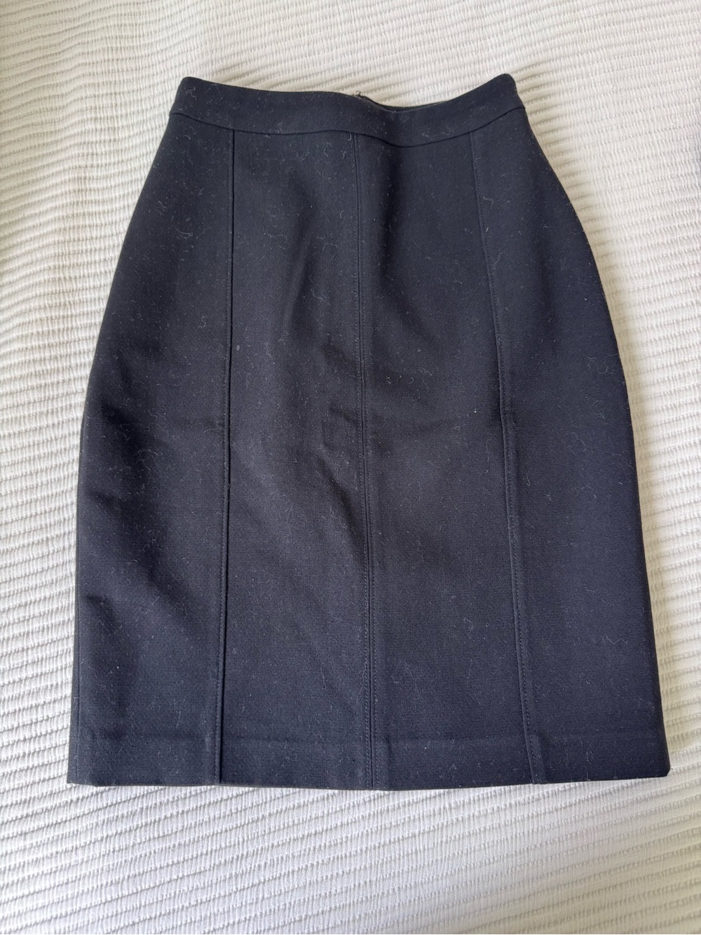 Halogen Black Pencil Skirt with Panel Seams